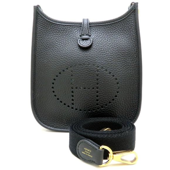 HERMES Evelyn TPM H069426CCAV Shoulder Bag, W Stamp, 2024, Taurillon Clemence... - Picture 1 of 9